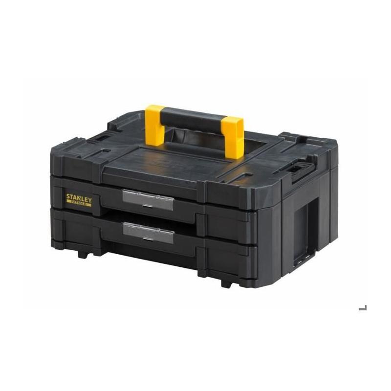 Mallette 2 tiroirs Tstak-Fatmax Stanley 8l - Pratique et robuste