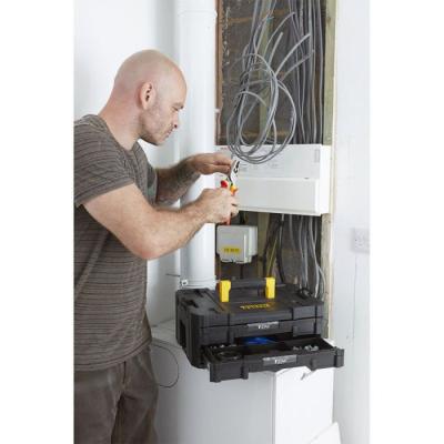 Mallette 2 tiroirs Tstak-Fatmax Stanley 8l - Pratique et robuste