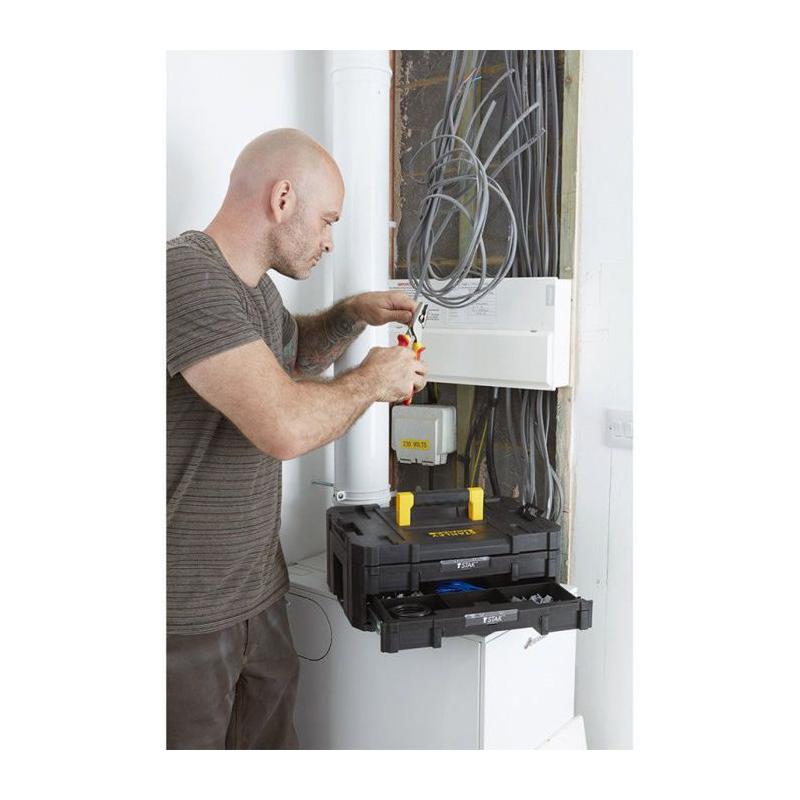 Mallette 2 tiroirs Tstak-Fatmax Stanley 8l - Pratique et robuste