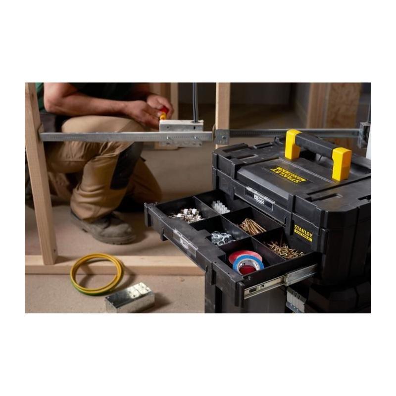 Mallette Grand Volume Tstak-Fatmax STANLEY 23L - Organisation Outils