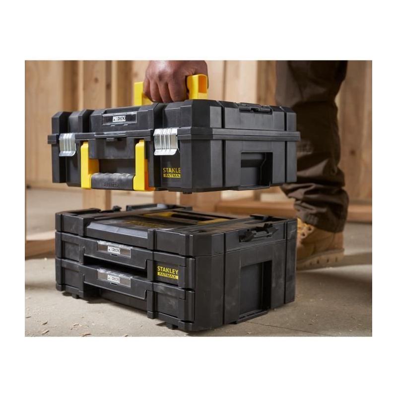 Ensemble 2 Mallettes PRO-STACK™ - STANLEY FATMAX - 21,5 L