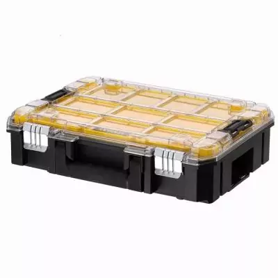 Organiseur Stanley Fatmax Tstak - Grande capacité et 10 compartiments - Noir