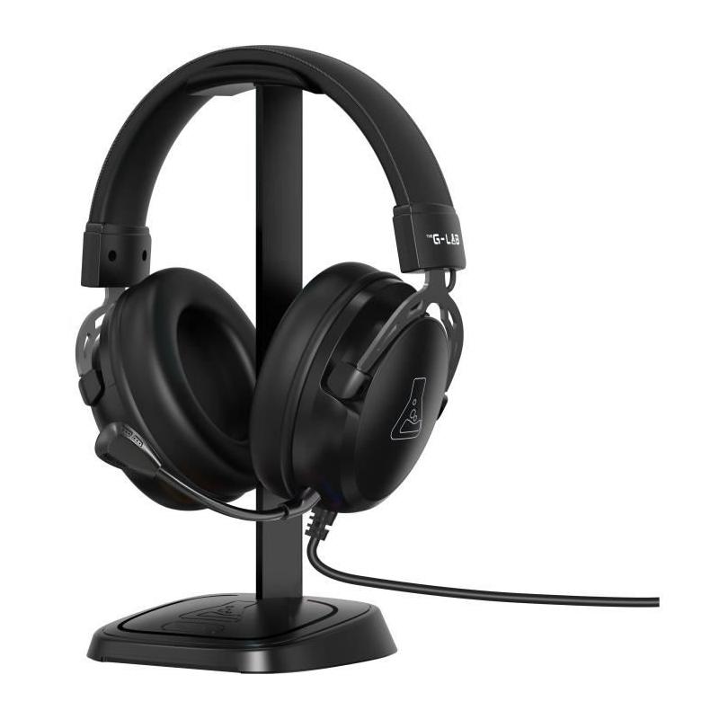 Support casque gamer compact noir - The G-Lab K-STAND-NEON