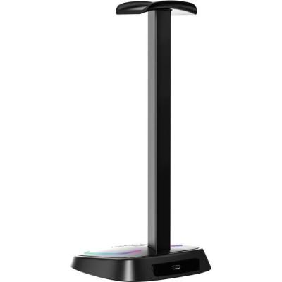 Support casque gamer - The G-Lab - K-STAND-NEON RGB - Filaire - Éclairage RGB