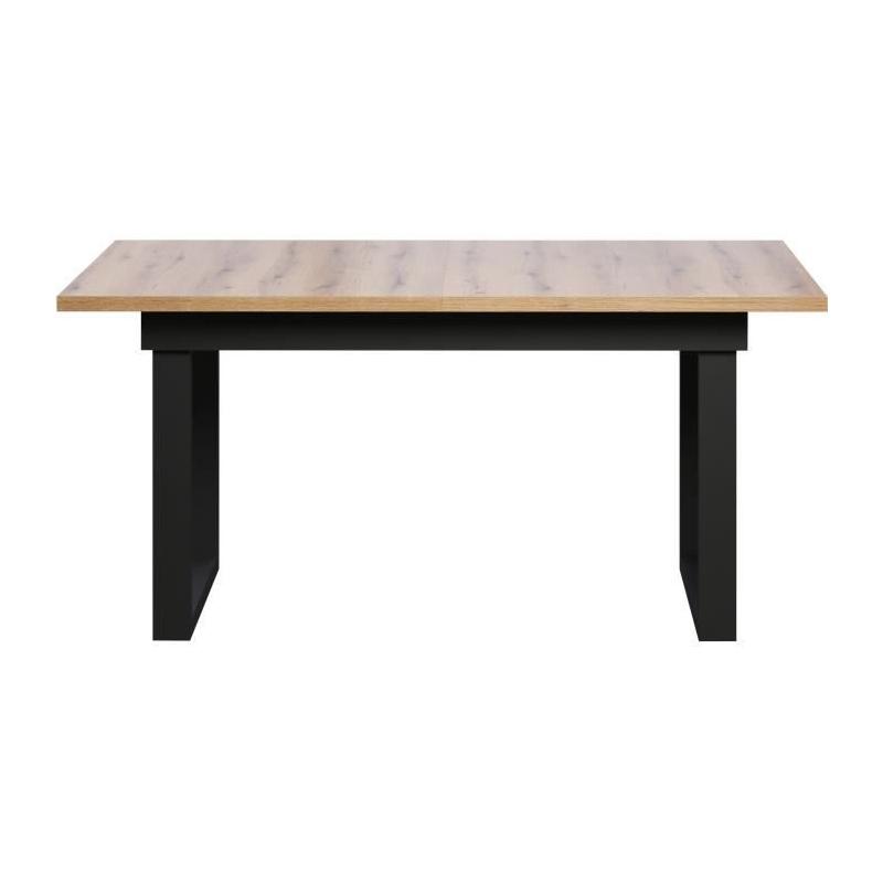 Table à manger scandinave en chêne - Rectangulaire 160-200 x 76 x 80 cm