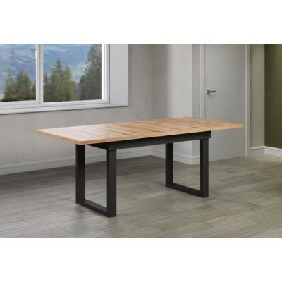 Table à manger scandinave en chêne - Rectangulaire 160-200 x 76 x 80 cm