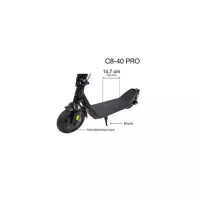 Trottinette électrique Wispeed C8-40 Pro 250 W Noir - Vitesse et élégance assurées