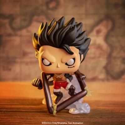 Figurine FUNKO POP Animation One Piece - Snake-Man Monkey D. Luffy ×