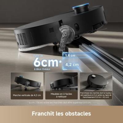 Robot Aspirateur Laveur DREAME X50 Ultra Complete - Noir - 20000 Pa