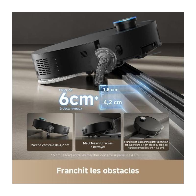 Robot Aspirateur Laveur DREAME X50 Ultra Complete - Noir - 20000 Pa