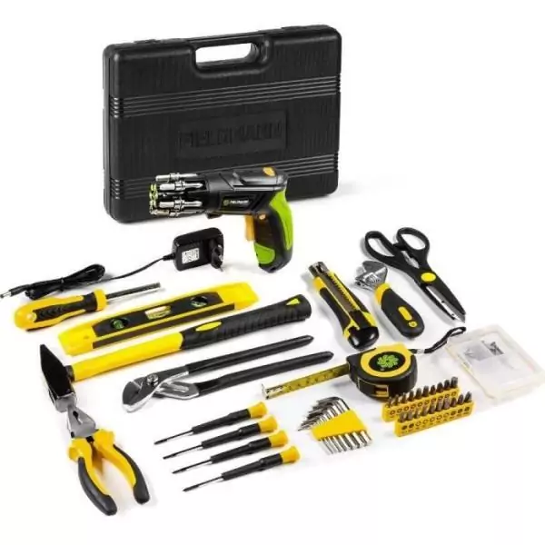 Jeu d'outils avec tournevis sans fil - Fieldmann - FDG 5018-108AR