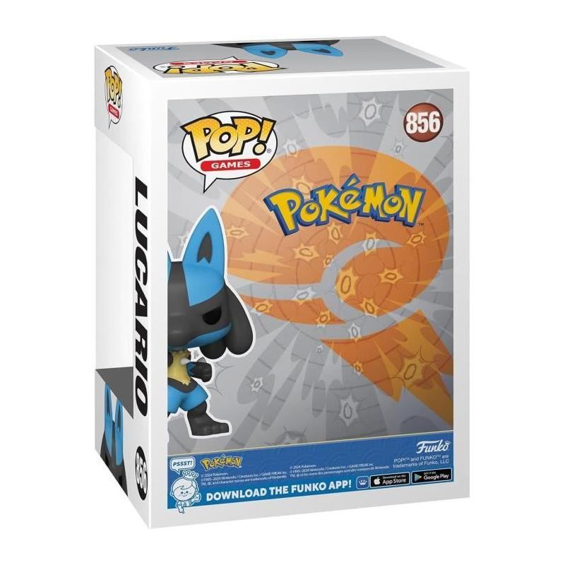 Figurine FUNKO POP Games Pokémon Lucario - 856