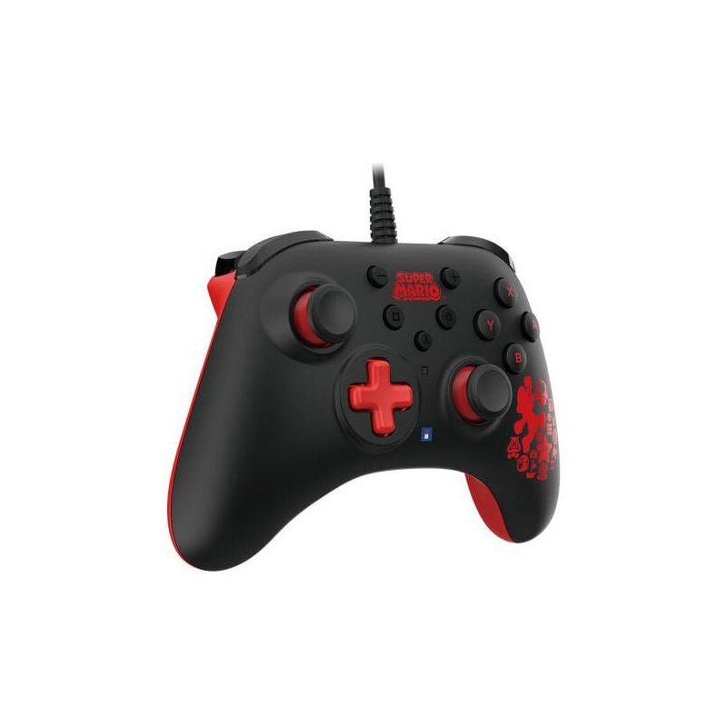 Manette Filaire Horipad Turbo - Mario - Accessoire Switch
