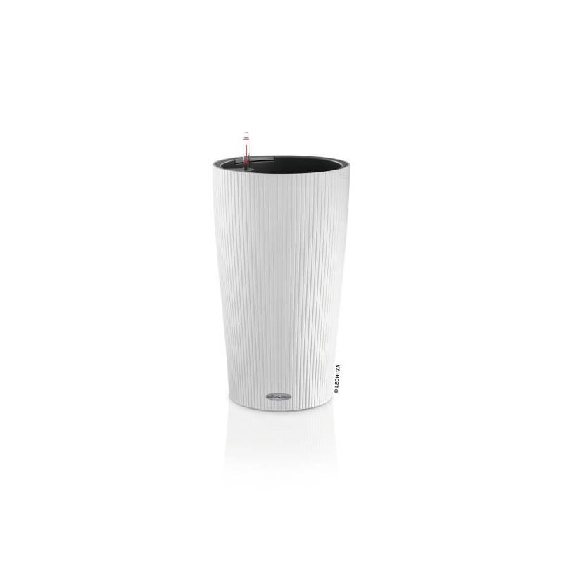 Jardinière Cilindro color 32 Blanc - Kit complet 13 L - LECHUZA