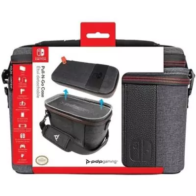 Sacoche de voyage Elite Pull N Go pour Nintendo Switch - Gris