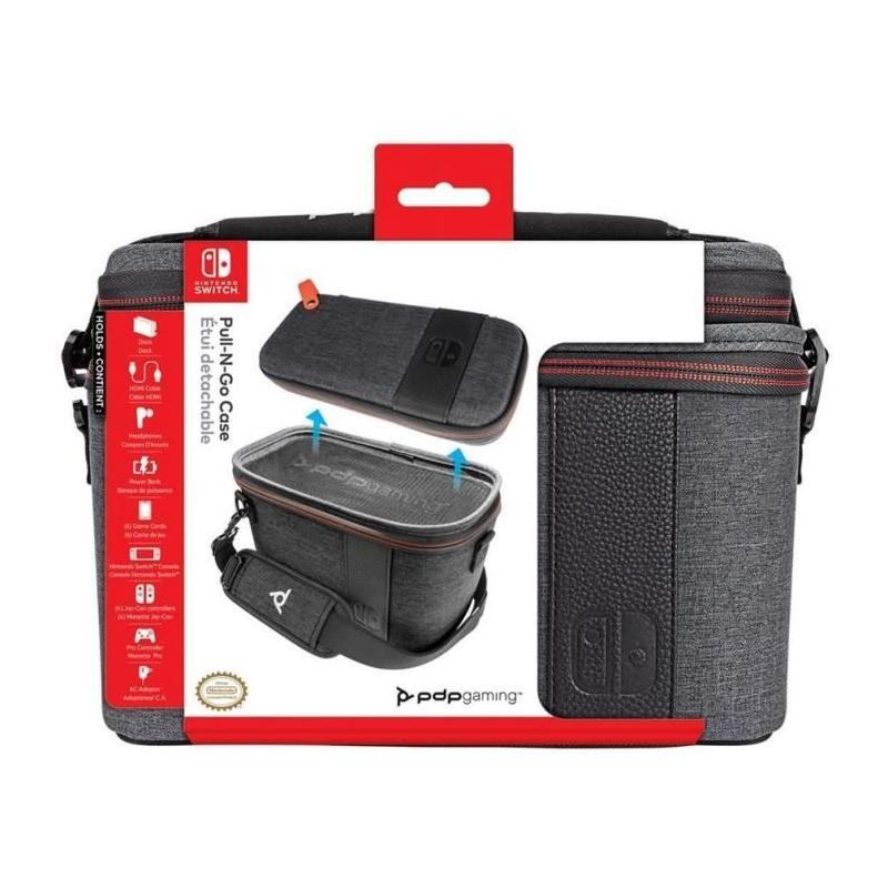 Sacoche de voyage - PDP - Elite Pull N Go - Nintendo Switch - Gris