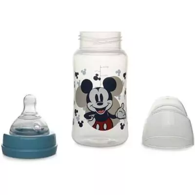 Biberon Mickey 240 ml Thermobaby - Pratique et ludique Biberon Mickey 240 ml Thermobaby - Pratique et ludique