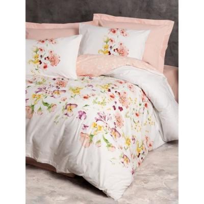 Parure de lit - 1 housse de couette 220 x 240 cm + 2 taies d'oreiller 60 x 60 cm - 100% coton renforcé - Blanc