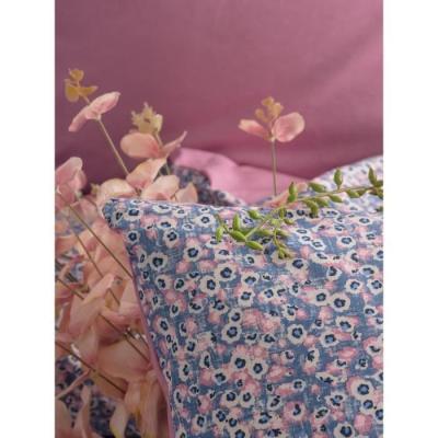 Parure de lit Rose 100% coton renforcé - 1 housse de couette + 2 taies - 220x240cm