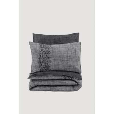 Parure de lit 100% coton renforcé - Gris