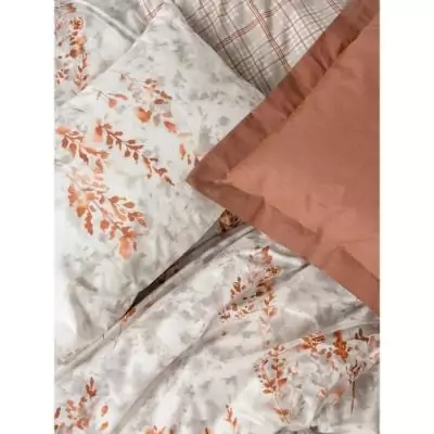 Parure de lit 100% coton renforcé - Cannelle