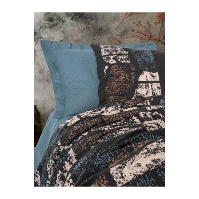 Parure de lit 100% coton renforcé - Vert