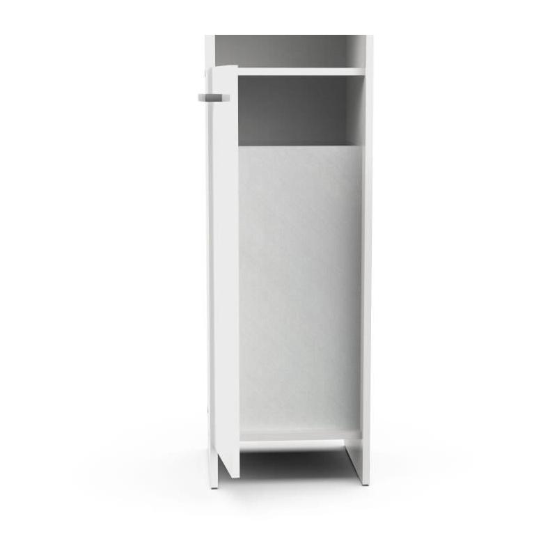 Colonne de salle de bain blanc mat - Organisation et élégance