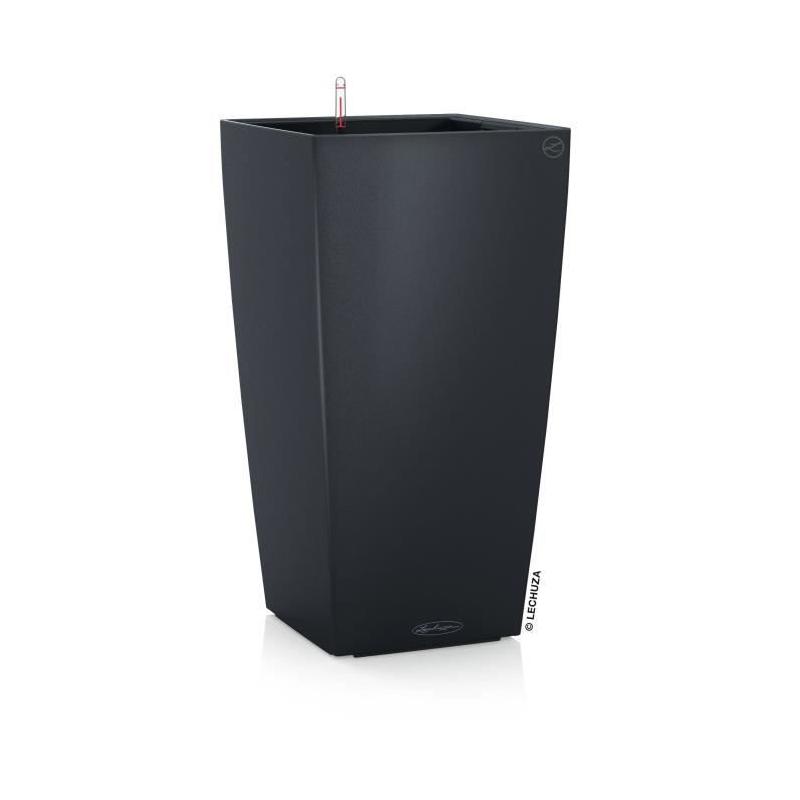 Jardiniere - Cubico color 40 - Kit complet - Gris ardoise - 31 L - LECHUZA