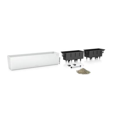 Jardiniere - Balconera color 80 - Kit complet - Blanc - 12 L - LECHUZA
