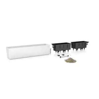 Jardinière Balconera Blanc 12L - Kit Complet - LECHUZA