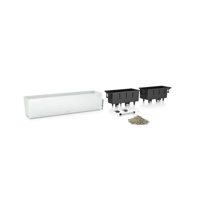 Jardiniere - Balconera color 80 - Kit complet - Blanc - 12 L - LECHUZA