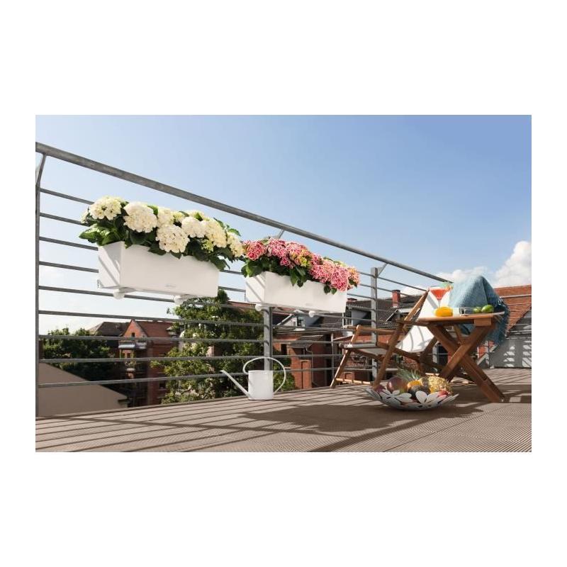 Jardiniere - Balconera color 80 - Kit complet - Blanc - 12 L - LECHUZA