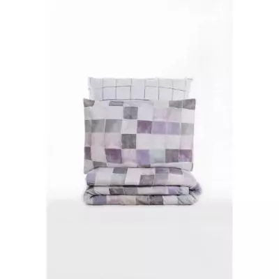 Parure de lit - 1 housse de couette 220 x 240 cm + 2 taies d'oreiller 60 x 60 cm - 100% coton renforcé - Rose