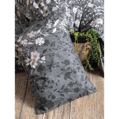 Parure de lit 100% coton renforcé - Anthracite