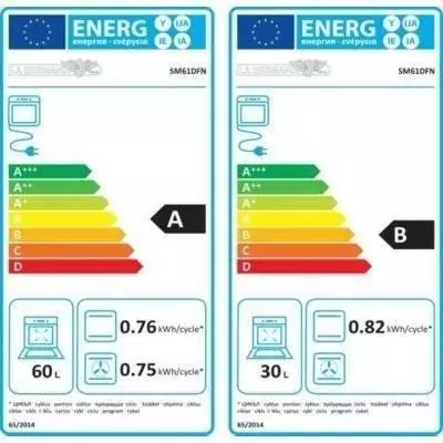 Cuisinière LA GERMANIA SM61DFN Noire - Double Four