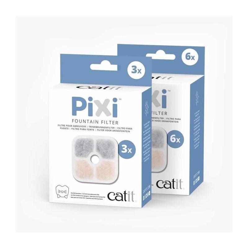 CATIT 6 Filtres pour fontaine a eau PIXI