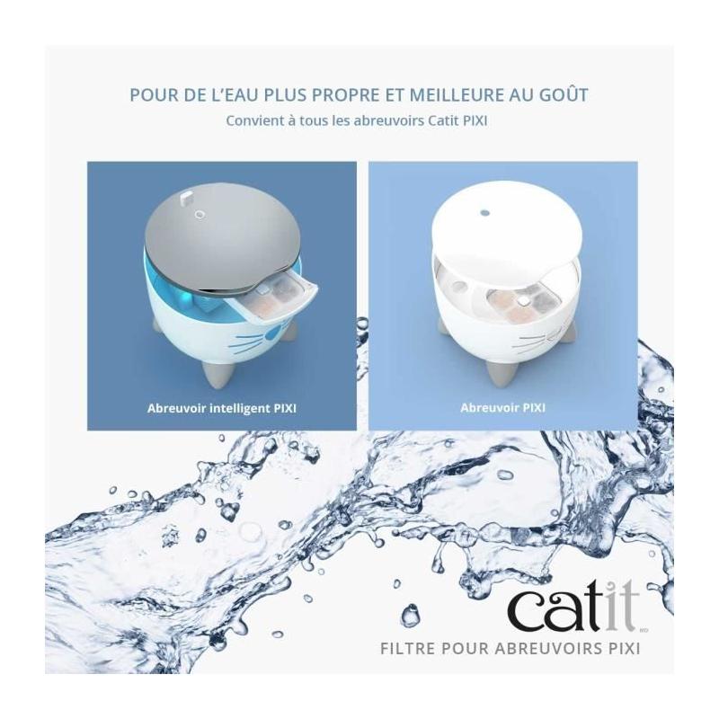 CATIT 6 Filtres pour fontaine a eau PIXI
