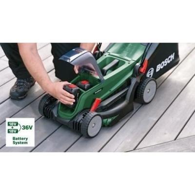 Tondeuse Bosch UniversalRotak 37-550 - 2 Batteries 4,0 Ah et Chargeur