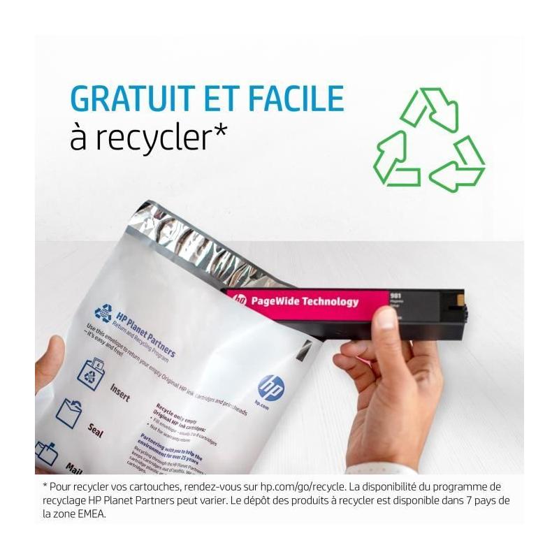 HP 970XL cartouche d'encre noire grande capacité authentique (CN625AE) pour HP Officejet Pro X451/X476/X551/X576