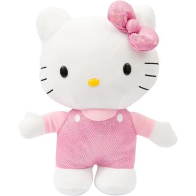 Peluche HELLO KITTY HKT122 à pois rose - 30 cm