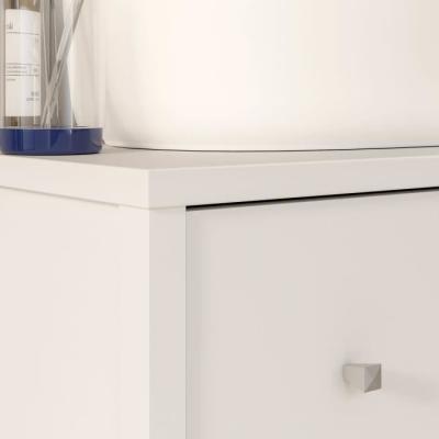 Meuble sous lavabo - Blanc - 3 tiroirs - L64 x P40 x H83 cm - IPSARION