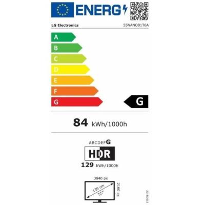 LG 55NANO81 - TV LED NanoCell 55'' (139 cm) - UHDTV 4K 3840x2160 - Smart TV - 3xHDMI 2.0 - WiFi