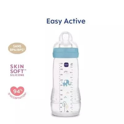 Biberon MAM BABY Easy Active 330ml +6 mois - Ocean Biberon MAM BABY Easy Active 330ml +6 mois - Ocean