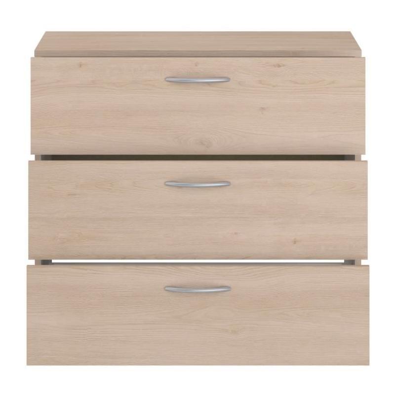 Commode - EASY LIFE - 3 tiroirs - Chene - 78,2 x 69,3 x 40,8 - PARISOT
