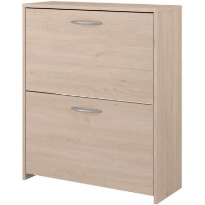 Meuble a chaussures 2 abattants - EASY LIFE - Chene - 66,5 x 78,5 x 25,1 - PARISOT
