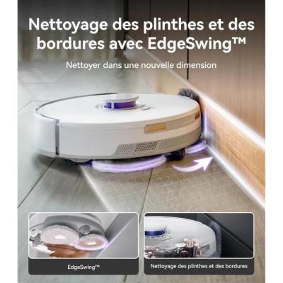 Narwal Freo Z Ultra - Aspirateur Robot Laveur avec Station - Double Puce IA - Évitement d'obstacles - Aspiration 12000 Pa