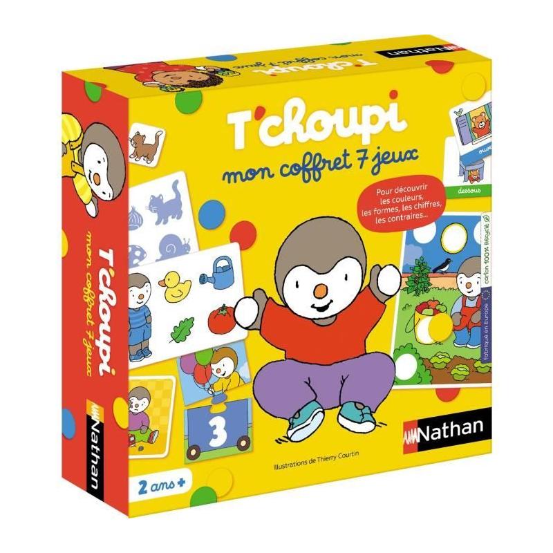 T'CHOUPI Mon coffret 7 jeux éducatifs pour enfants dès 2 ans
