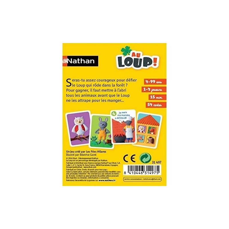 Nathan - Au Loup - Un jeu de cartes captivant!