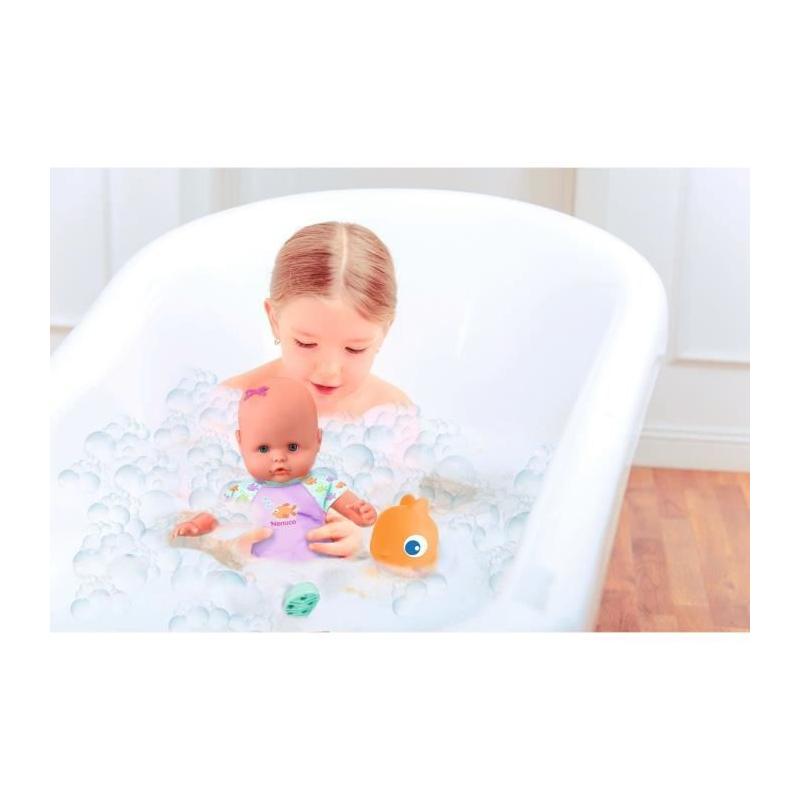 Poupon et son poisson pour le bain - GPTOYS - NENUCO - 35 cm