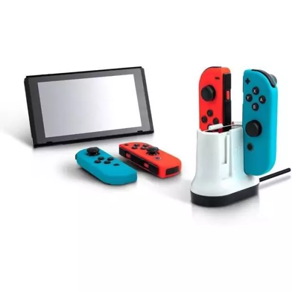 Sation de charge pour 4 Joy-Con Switch - PDP - Blanc